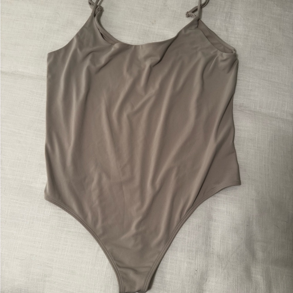 Express Taupe Bodysuit